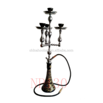 Vier Schüssel Huka / neuer Entwurf shisha / multi Schaft shisha / multi stammt hookah NP130